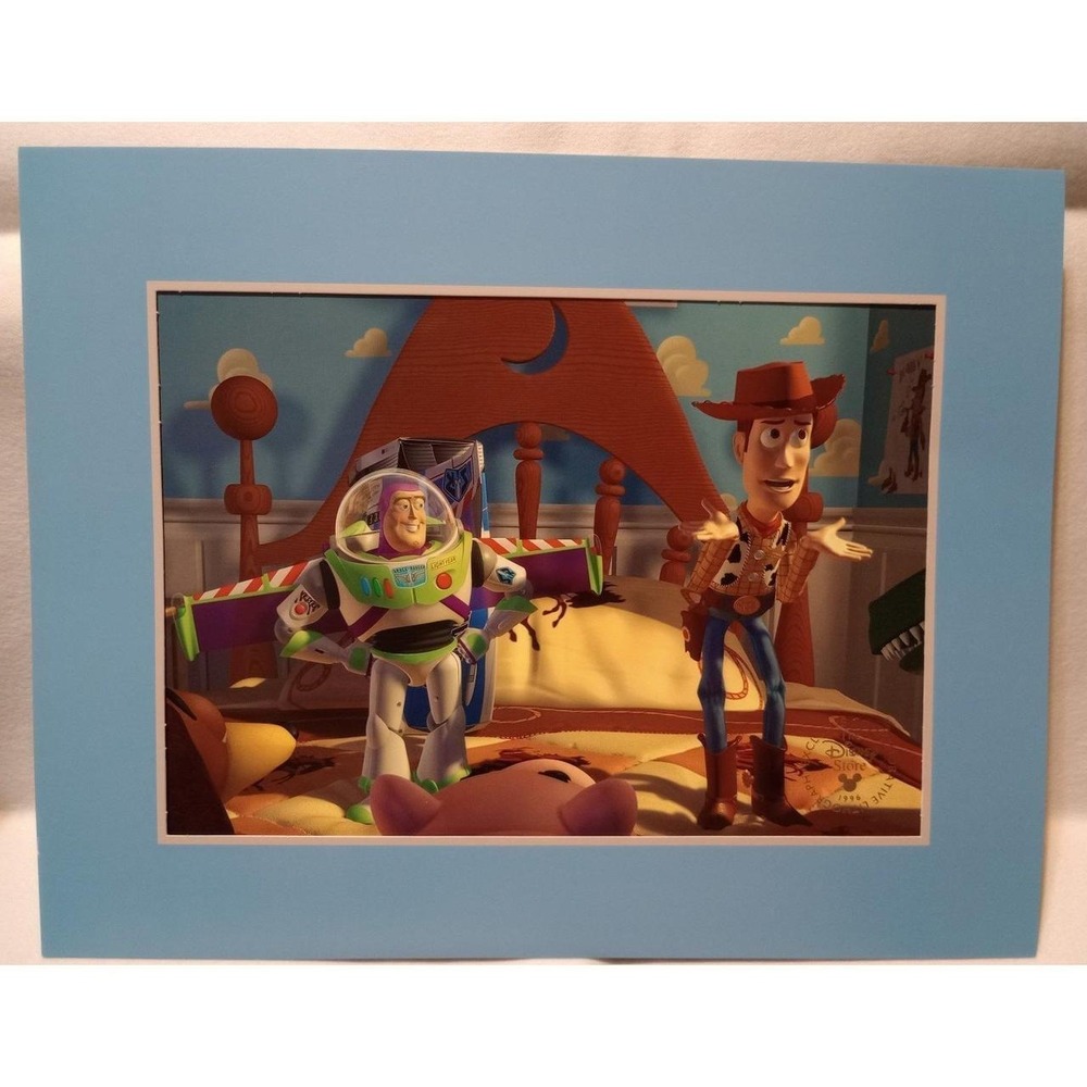 1996 Disney's toy story lithograph artwork